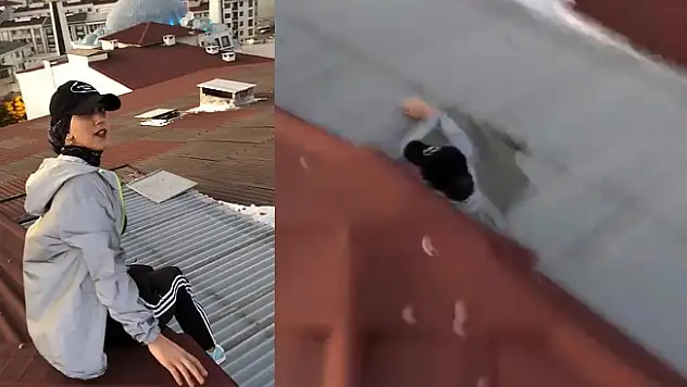 Video çekmek için canından oldu!