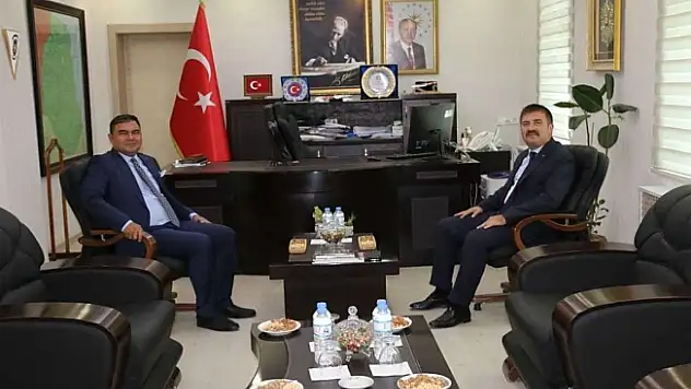 Vali Sarıibrahim'den Kaymakam Balcı'ya Ziyaret