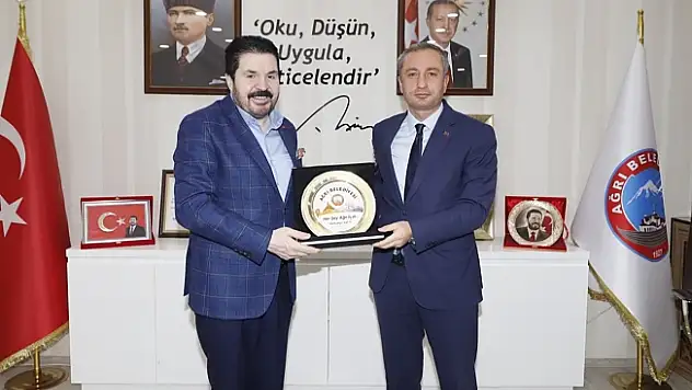 Ağrı Milli Eğitim Müdürü Kökrek, Başkan Savcı Sayan'ı ziyaret etti