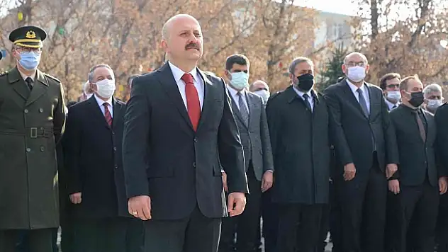 Ağrı'da Mustafa Kemal Atatürk, düzenlenen törenle anıldı