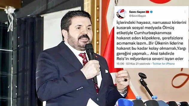Başkan Sayan:  Yargı Gereğini Yapmalı!
