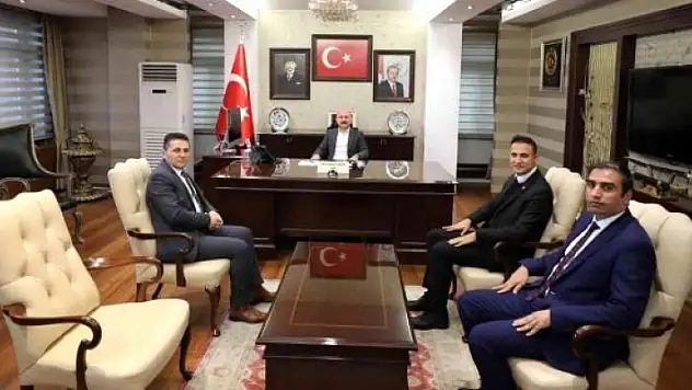 TFFHGD Ağrı Şubesinden Ağrı Valisine Ziyaret