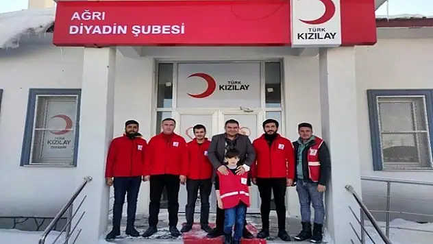 Alper Balcı'dan Kızılay Diyadin Şubesine Ziyaret