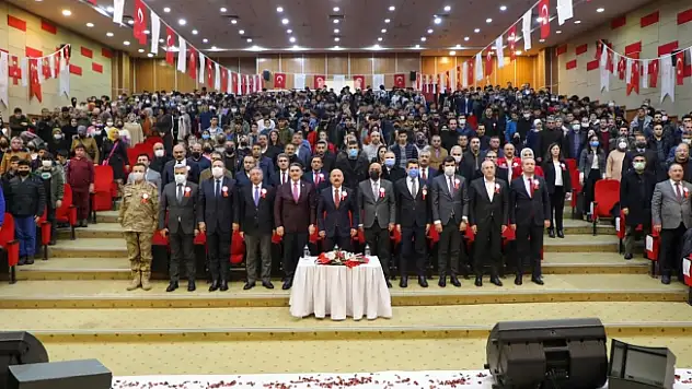 Ağrı'da 12 Mart İstiklal Marşı'nın Kabulü kutlandı