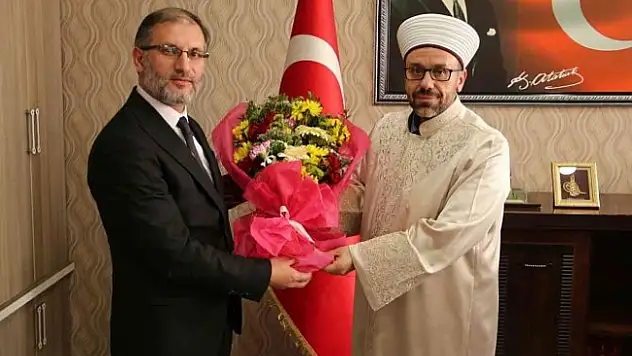 Ağrı Müftüsü Celal Büyük, görevine başladı