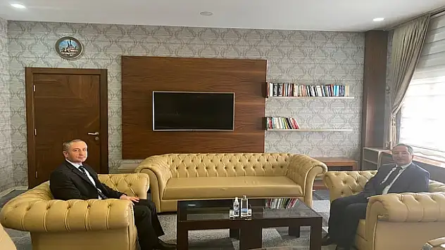 Rektör Prof. Dr. Karabulut, Milli Eğitim Müdürü Kökrek'i ziyaret etti