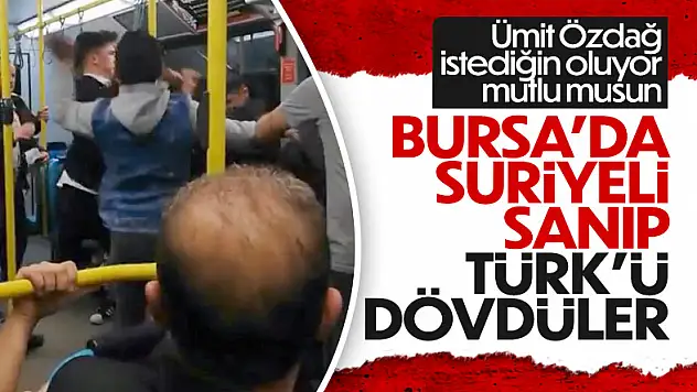 Bursa'da tekme tokat sigara kavgasında göçmen provokasyonu