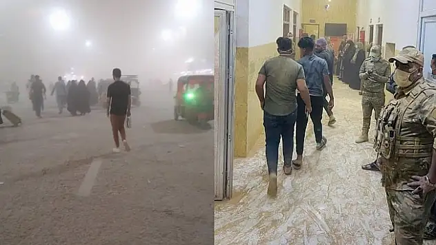 Irak'ta kum fırtınası