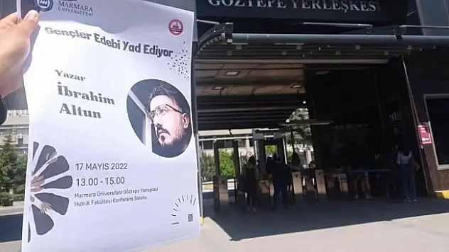 Yazar İbrahim Altun, Marmaralı gençlerle buluştu