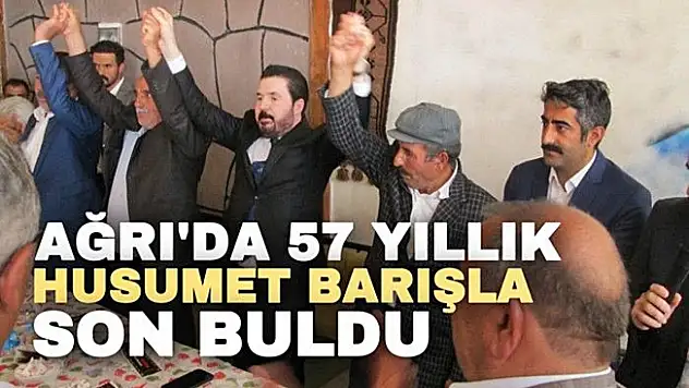 Başkan Sayan 57 yıllık husumeti barışla noktaladı