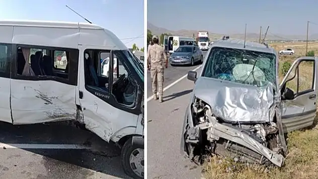 Ağrı'da trafik kazası: 12 kişi yaralandı!