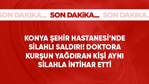 Doktoru öldüren şahıs intihar etti