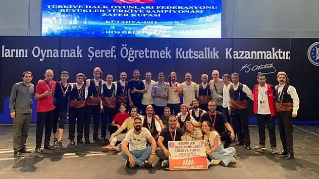 Ağrı Halk Eğitim Merkezi Türkiye üçüncüsü oldu