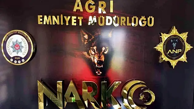 Ağrı'da 8 kilo esrar ele geçirildi, 1 Kişi tutuklandı!
