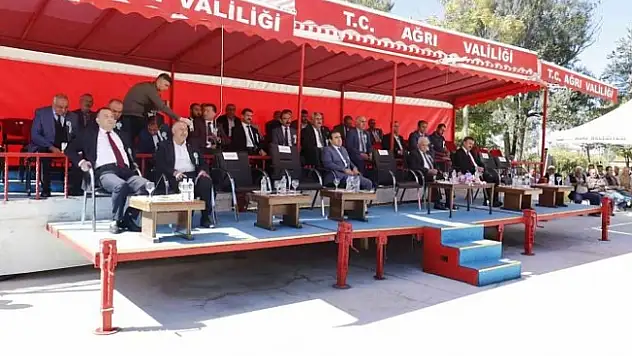 Ağrı'da pancar alım töreni düzenlendi