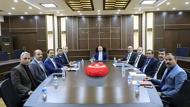 Ağrı'da çalışma grubu toplantısı düzenlendi