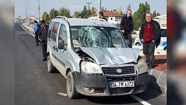 Ağrı'da trafik kazası 1 ölü, 1 yaralı