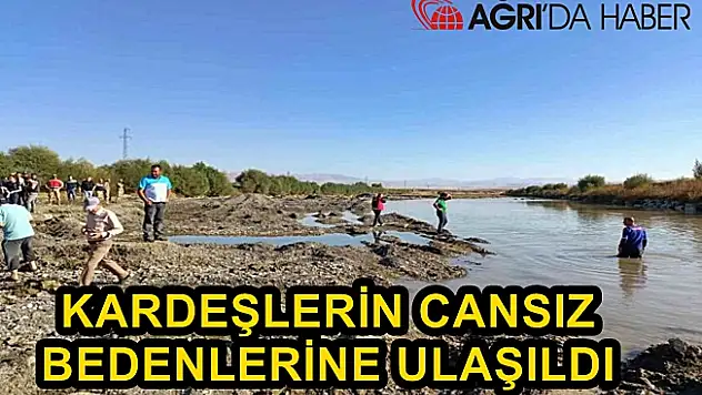 Ağrı'da dereye giren kardeşlerin cansız bedenlerine ulaşıldı