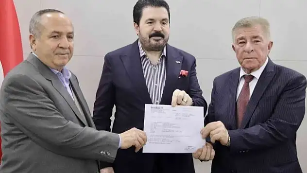 Ağrı'da cami inşaatına 1 milyon lira bağış yapıldı