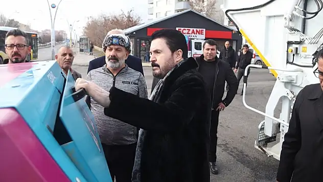 Ağrı'da 3 bin litre kapasiteli yer üstü konteynırlar yerleştirildi