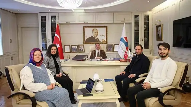 AİÇÜ Rektörü, kalite kulübü üyelerini misafir etti