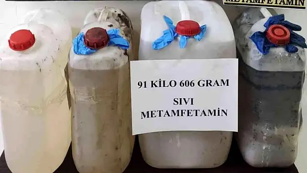 Doğubayazıt'ta 91 kilo metamfetamin ele geçirildi