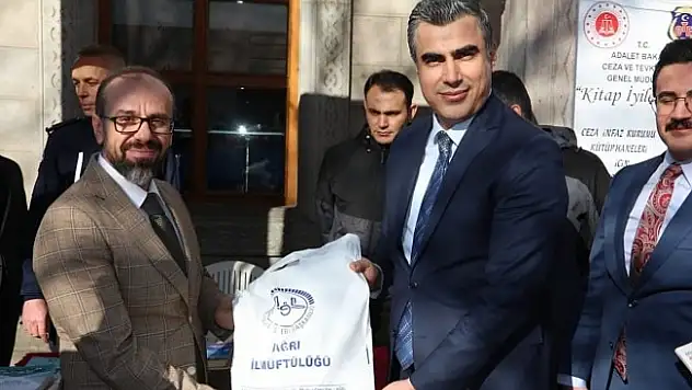 Ağrı Müftülüğünden cezaevlerine kitap desteği