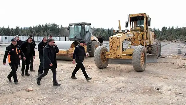 Ağrı Valisi, Karacasu'da incelemelerde bulundu