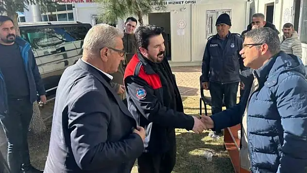 Savcı Sayan, Kahramanmaraş'ta afet çalışmalarını sürdürüyor