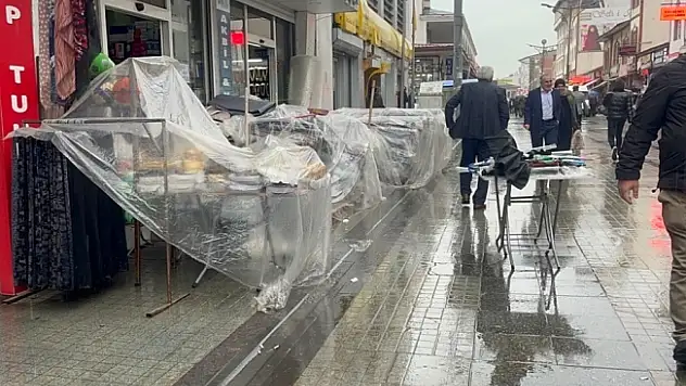 Ağrı'da yağmur etkili oldu