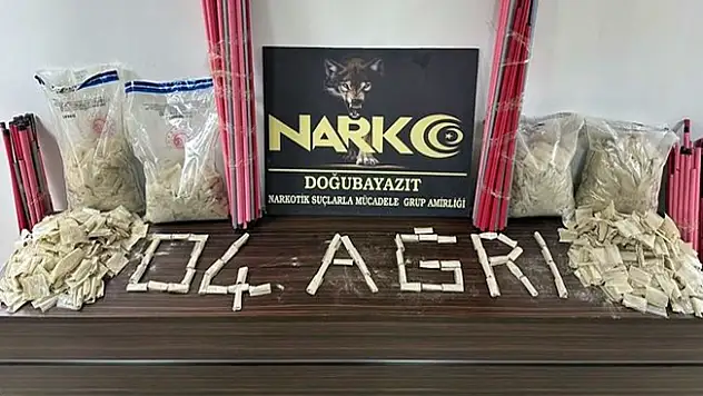 Ağrı'da 34 kilo eroin ele geçirildi