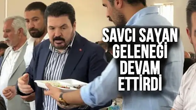 Savcı Sayan yeğenleri ile birlikte yıllar süren geleneği devam ettirdi