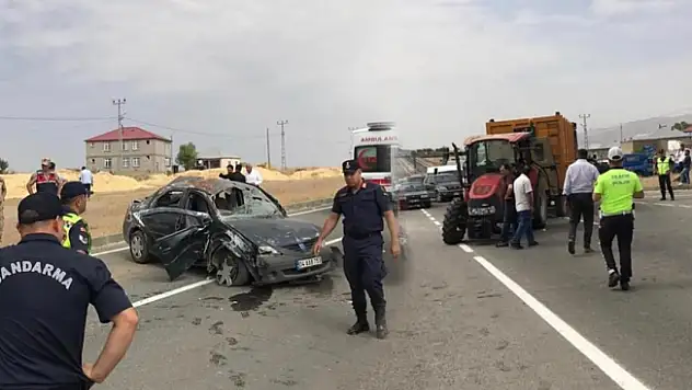 Ağrı'da trafik kazası: 4 yaralı