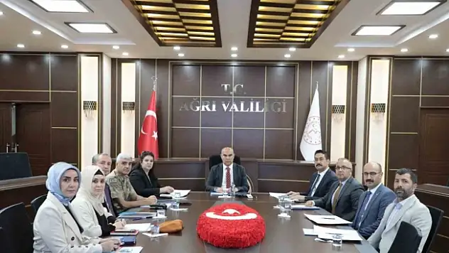 Ağrı'da okulların güvenliği için toplantı yapıldı