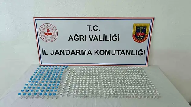 Ağrı'da 1 milyon liralık kaçak botoks malzemesi ele geçirildi