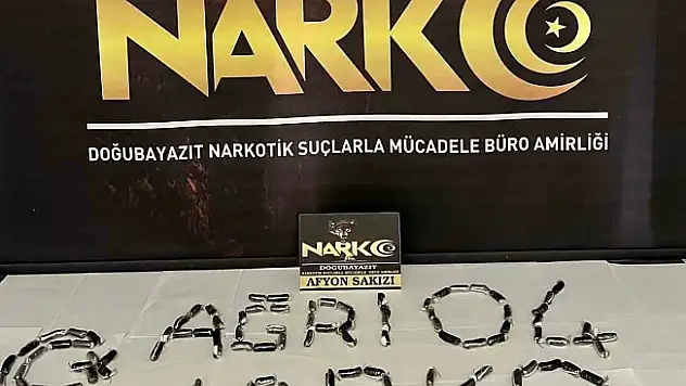 Ağrı'da çok sayıda uyuşturucu ele geçirildi