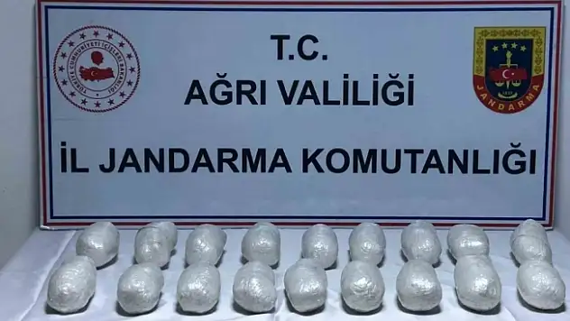 Ağrı'da kaçakçılık ve uyuşturucu operasyonu
