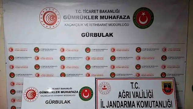 Ağrı'da gümrük kaçağı insan saçı ele geçirildi