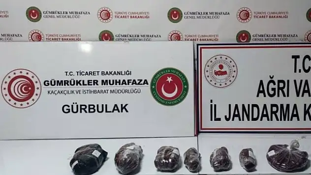 Ağrı'da servet değerinde safran ele geçirildi