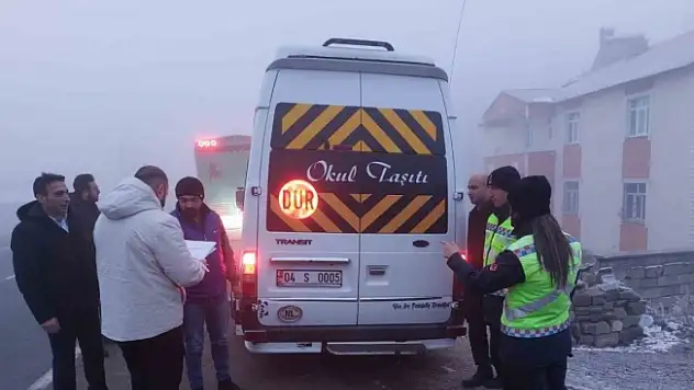 Ağrı'da servis araçlarına sıkı denetim