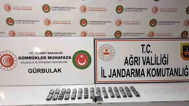 Ağrı'da uyuşturucu hap ele geçirildi