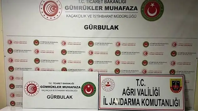 Ağrı'da 1 kişi gümrük kaçağı altınlar ile yakalandı