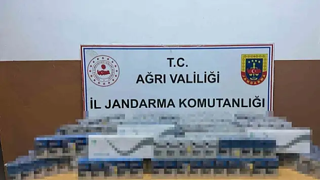 Ağrı'da kaçak sigara operasyonu: 3 gözaltı