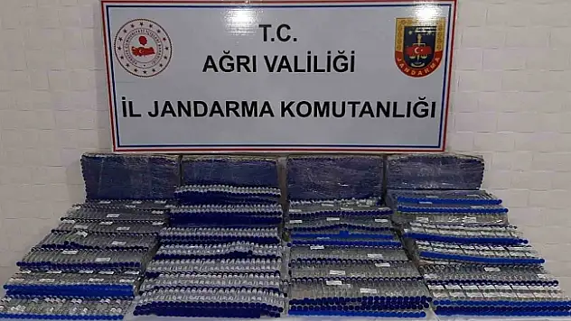 Ağrı'da tıbbi ilaç kaçakçılarına 27 milyonluk darbe