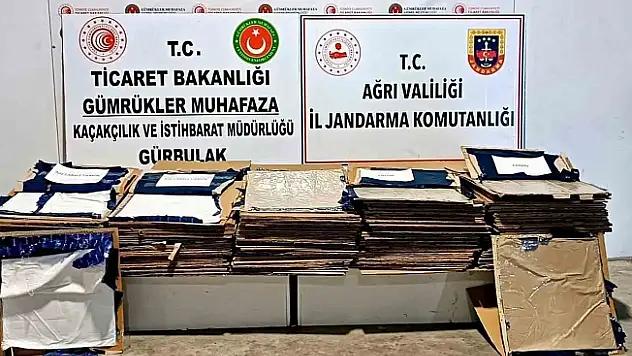 Ağrı'da yüklü miktarda uyuşturucu ele geçirildi
