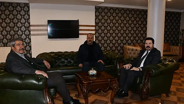 Savcı Sayan'dan Patnos Belediye Başkanı Abdulhalik Taşkın'a Ziyaret