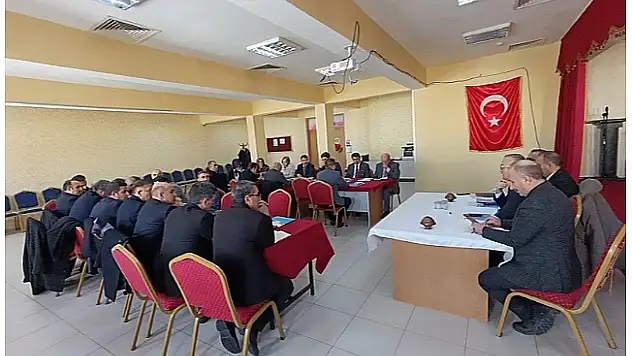 Ağrı'da dönem sonu değerlendirme toplantısı düzenlendi