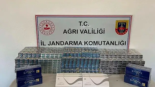 Ağrı'da Kaçak Sigara Operasyonu: 3.500 Paket Ele Geçirildi