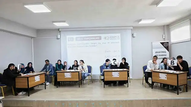 Ağrı'da Arapça Bilgi ve Etkinlik Yarışmaları il finali gerçekleştirildi