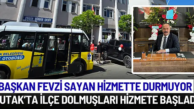 Tutak Belediyesi'nden Bir İlk: Ulaşımda Minibüs Hizmeti Başladı